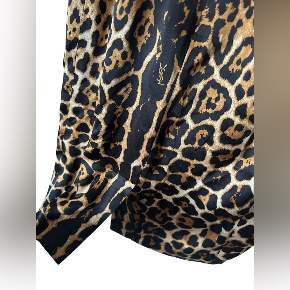 Yves Saint Laurent Leopard Print Dress size 10 - Picture 8 of 10